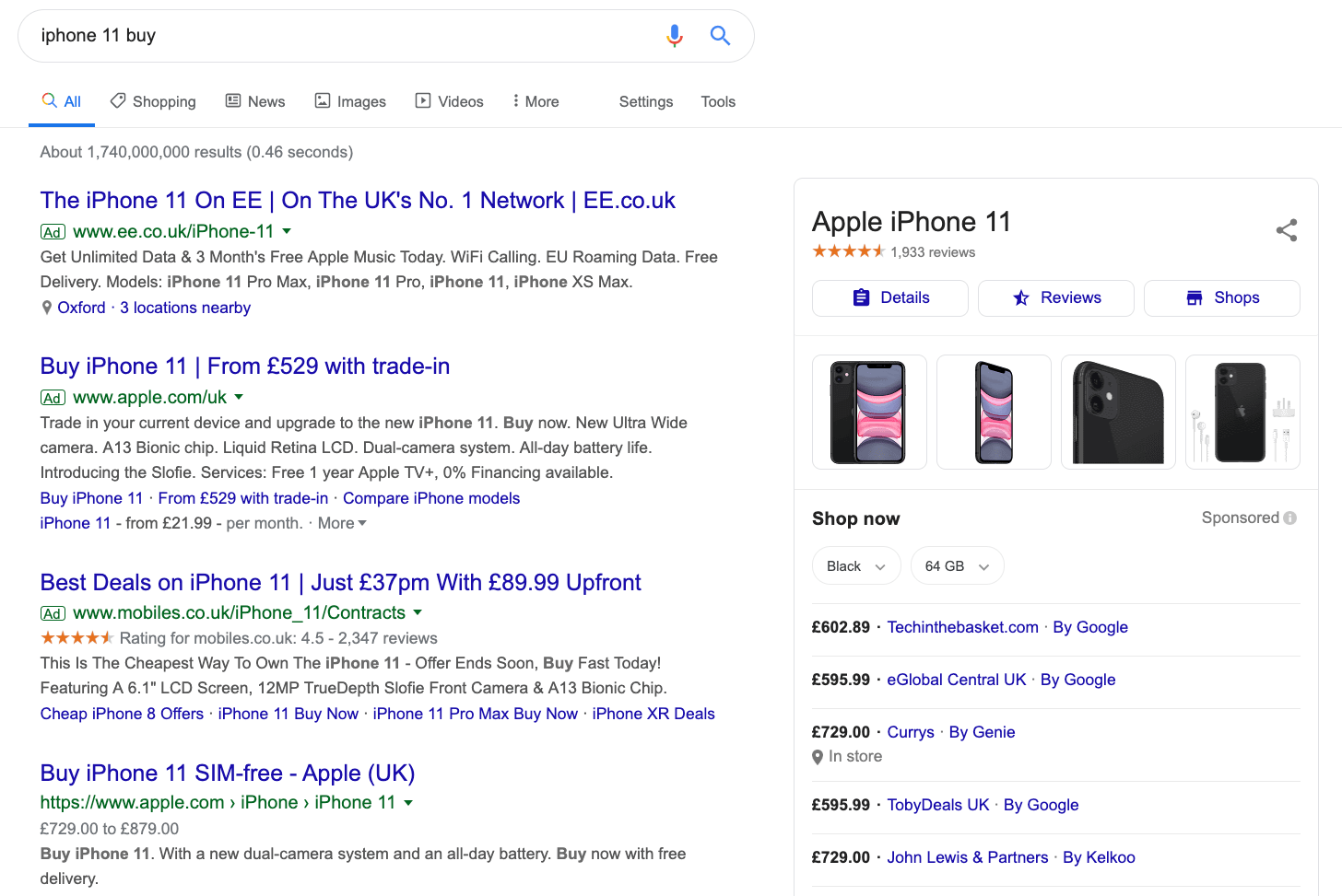 iphone 11 buy google search